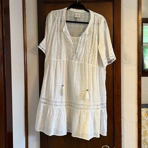 White Knox Rose dress